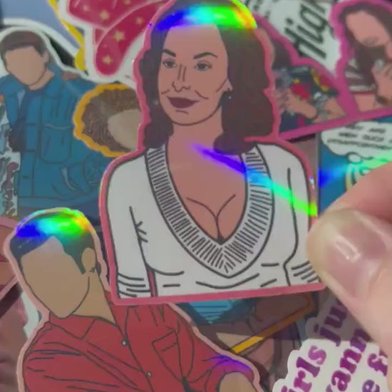 Jan Levinson Office Holographic Sticker