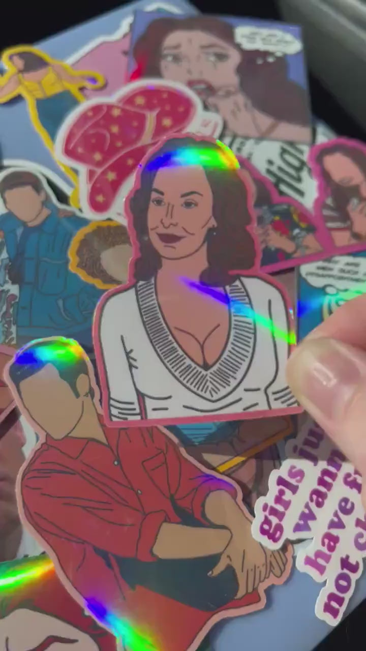 Jan Levinson Office Holographic Sticker