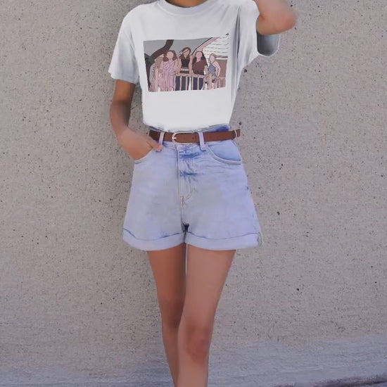 Now and Then Oversized Tee - Full Color Edition!