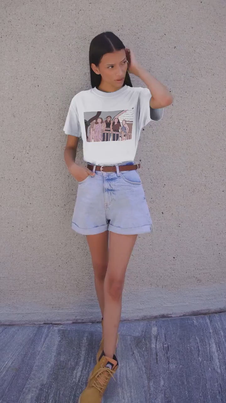 Now and Then Oversized Tee - Full Color Edition!