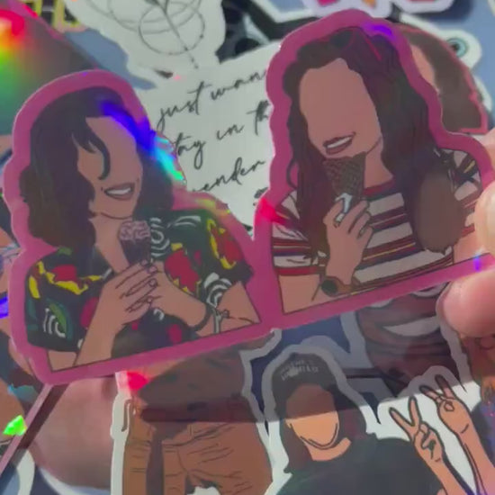 Eleven and Max Stranger Things Sticker