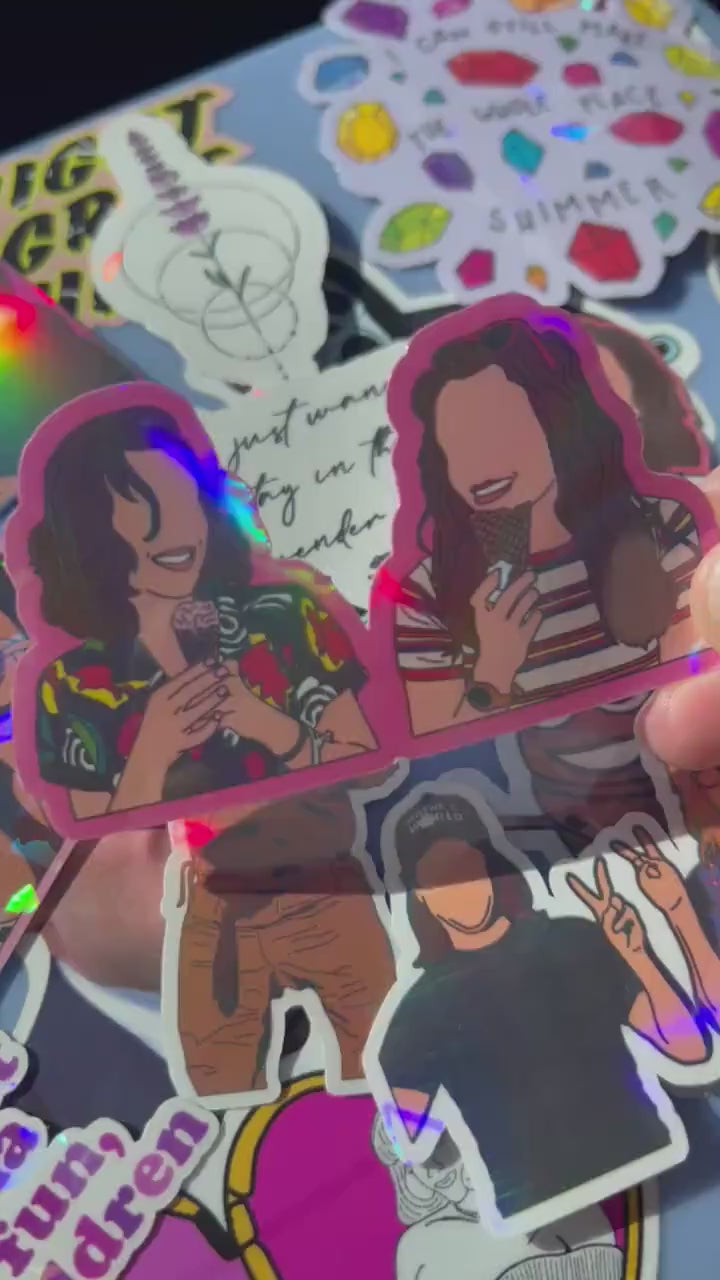 Eleven and Max Stranger Things Sticker