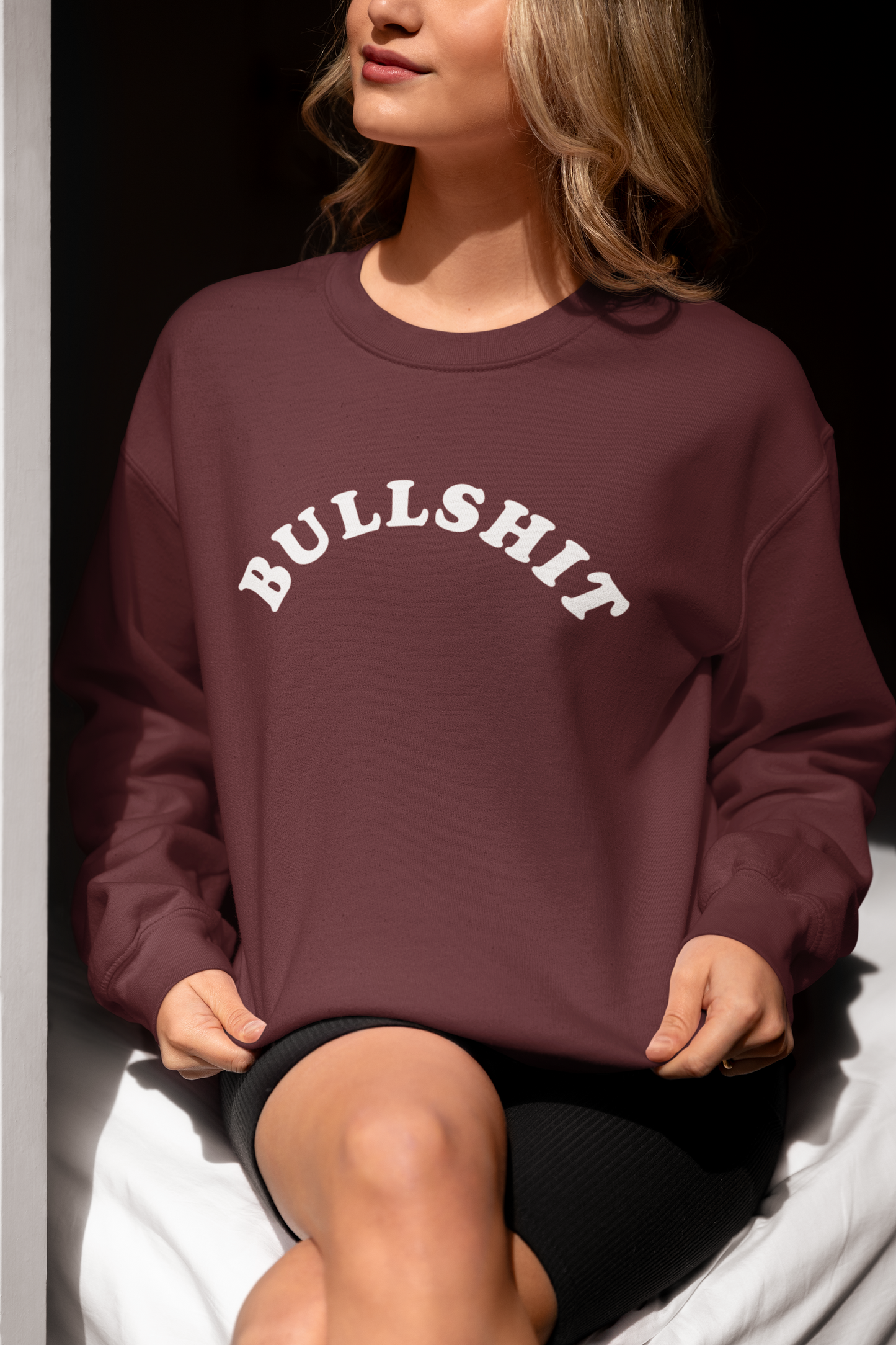 BULLSHIT Unisex Crewneck Sweatshirt