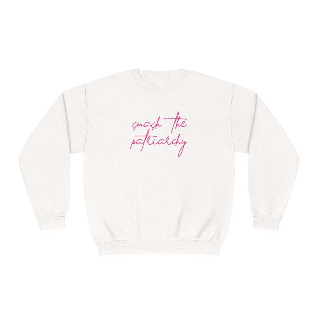 Smash the Patriarchy Crewneck - Pink