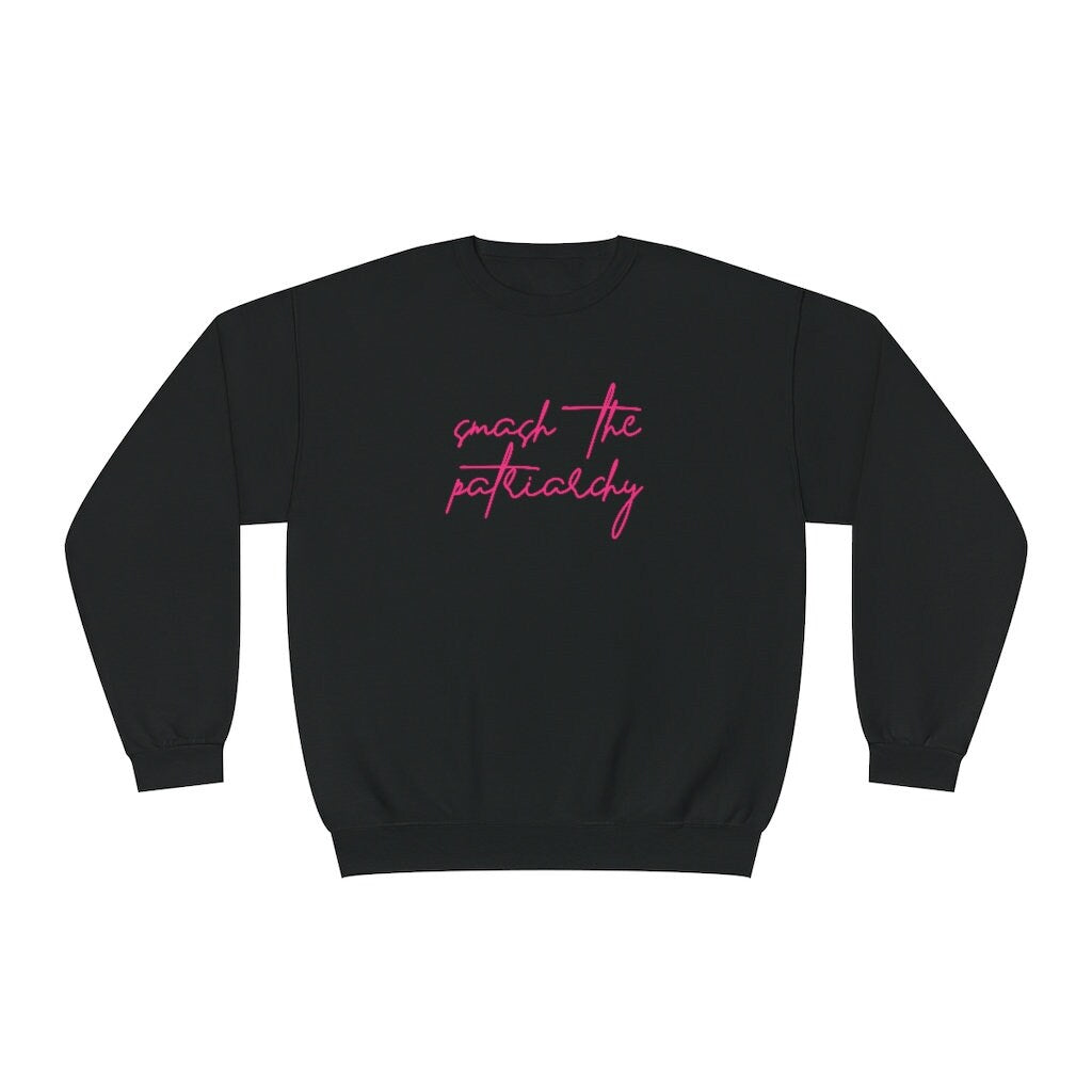 Smash the Patriarchy Crewneck - Pink