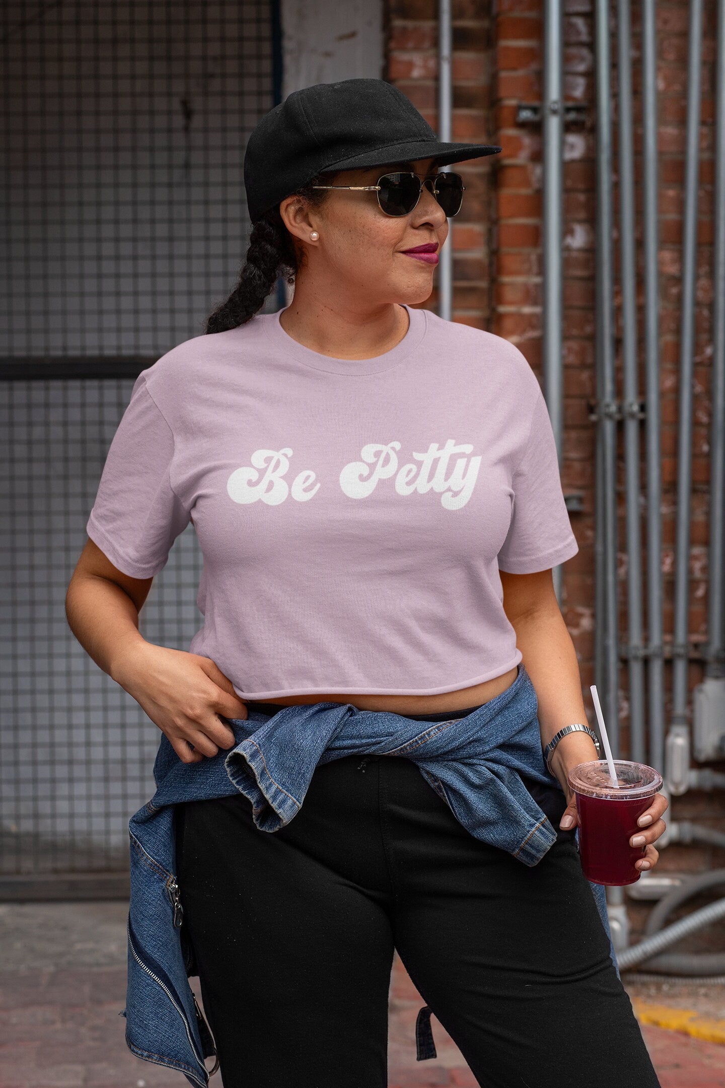 Be Petty Cropped Tee