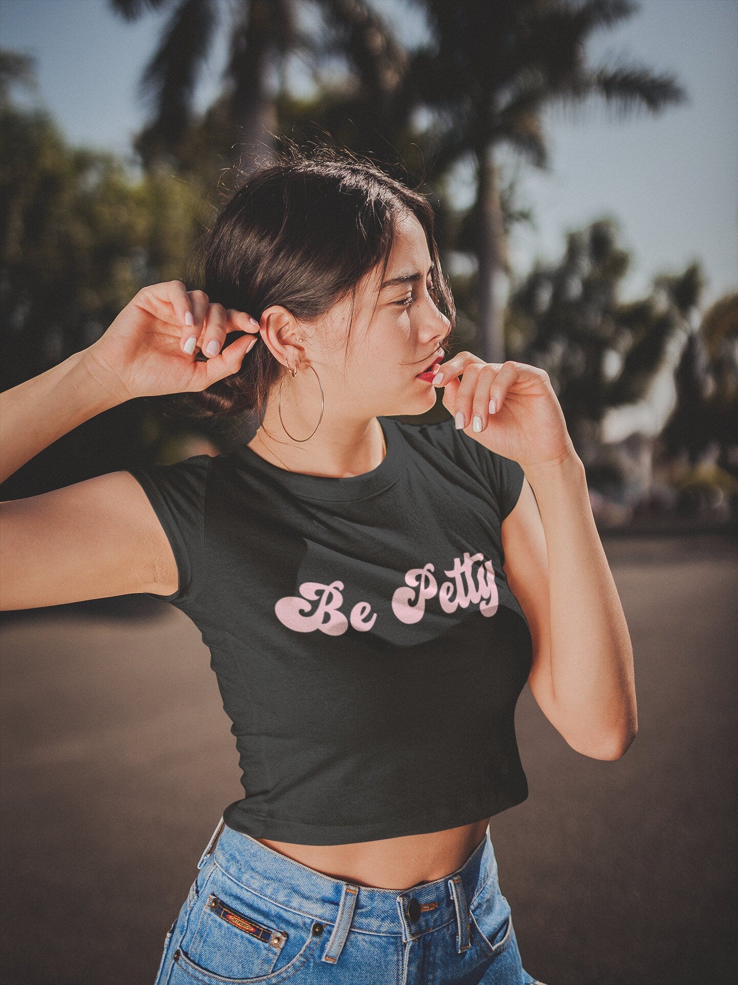 Be Petty Cropped Tee