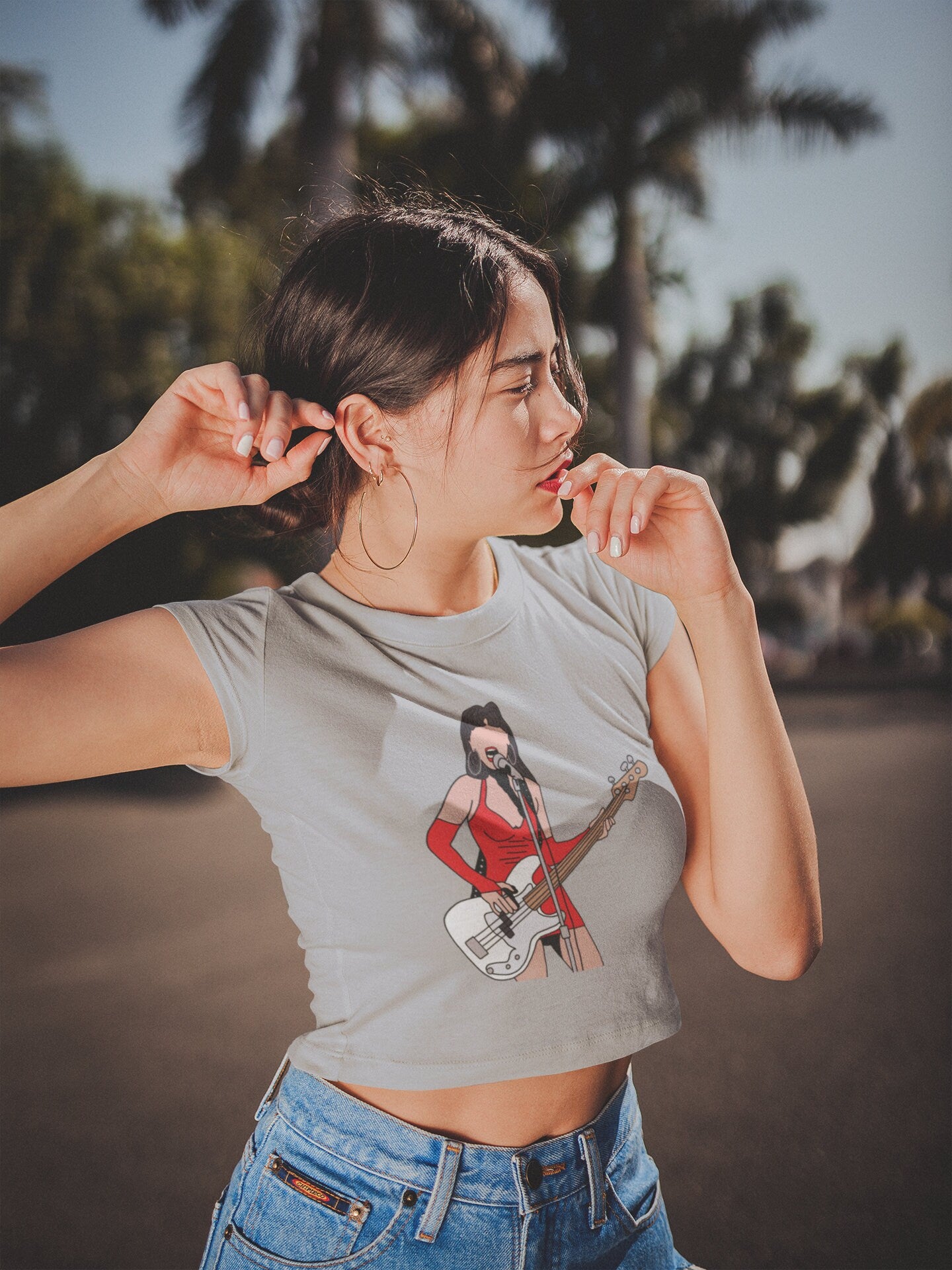 Wayne's World Cassandra Wong Cropped Tee