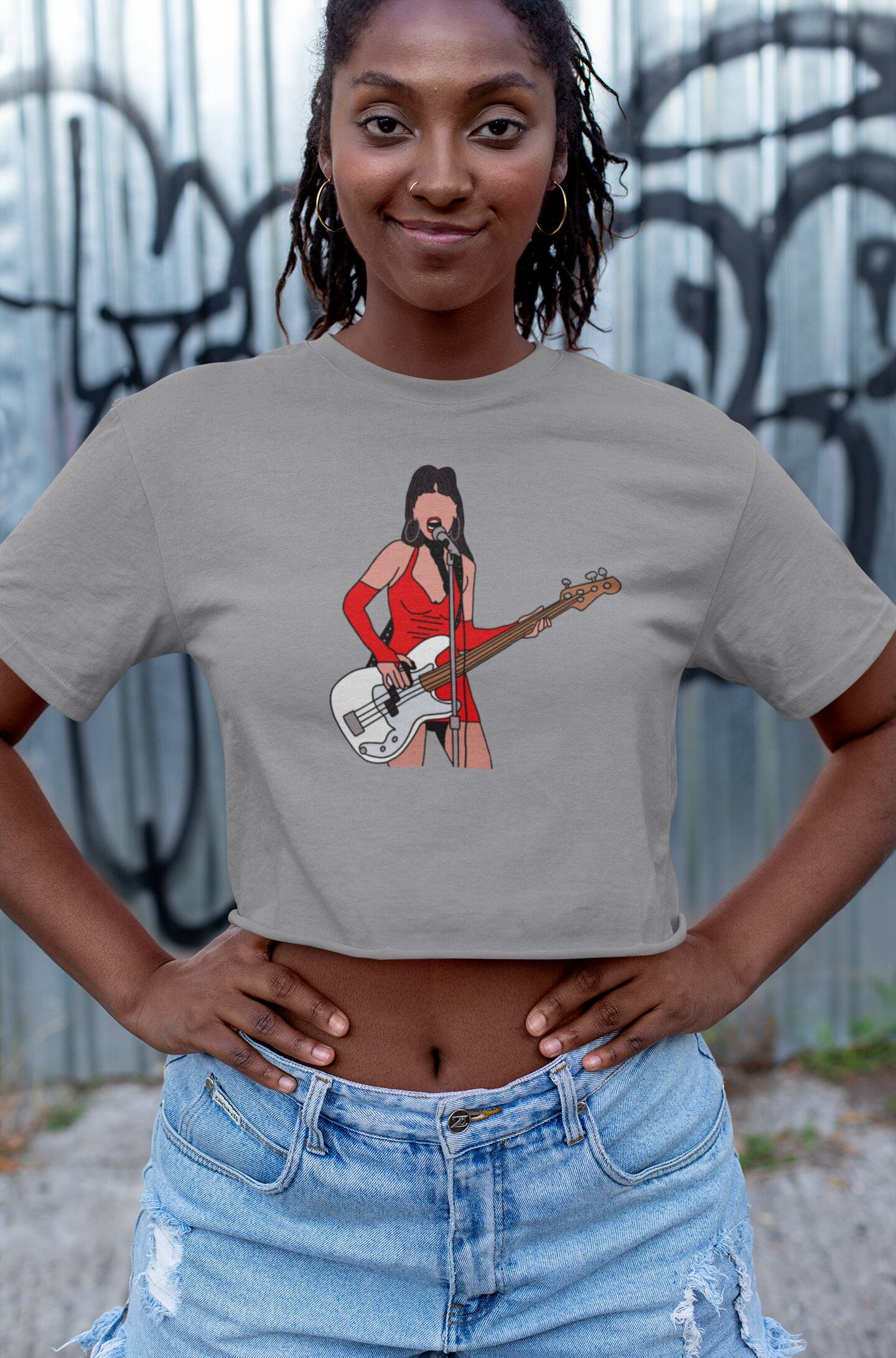 Wayne's World Cassandra Wong Cropped Tee