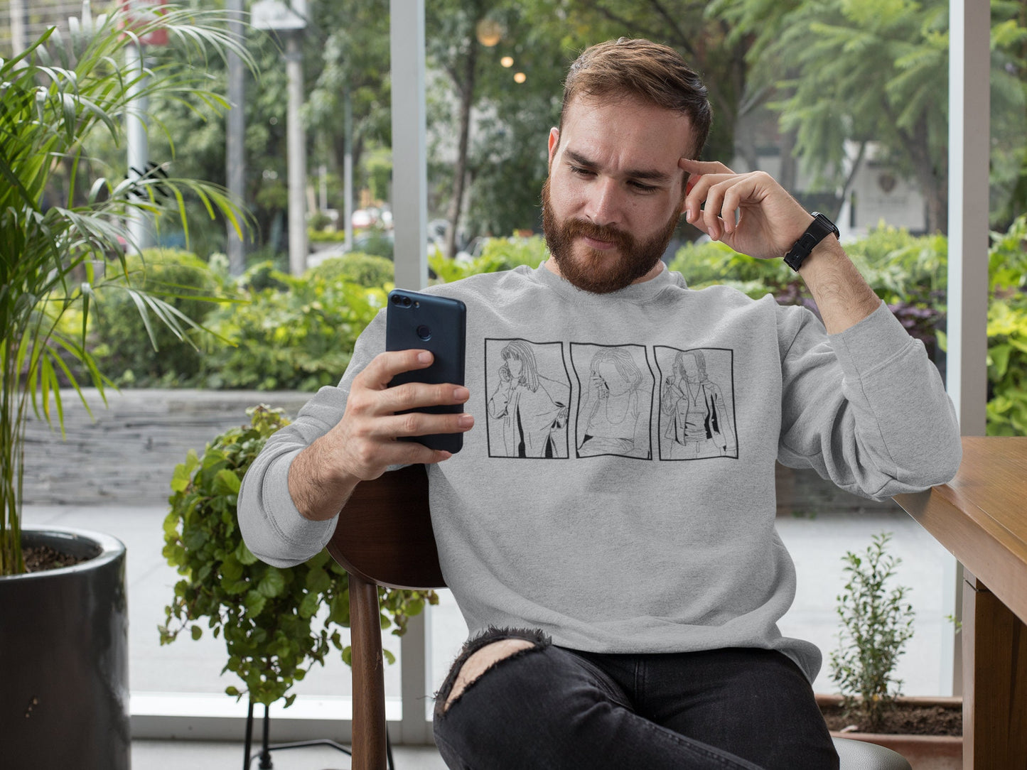 Evolution of Sidney Prescott Crewneck Sweatshirt