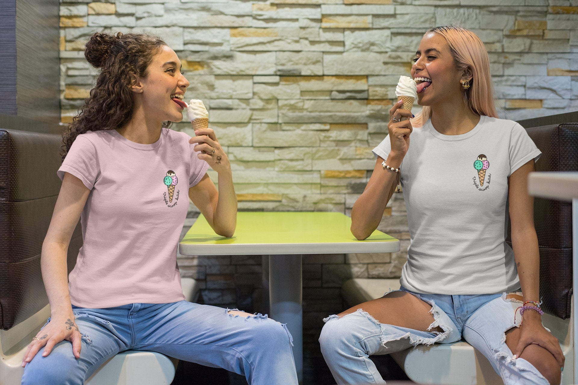 Triple Scoop Unisex Tee