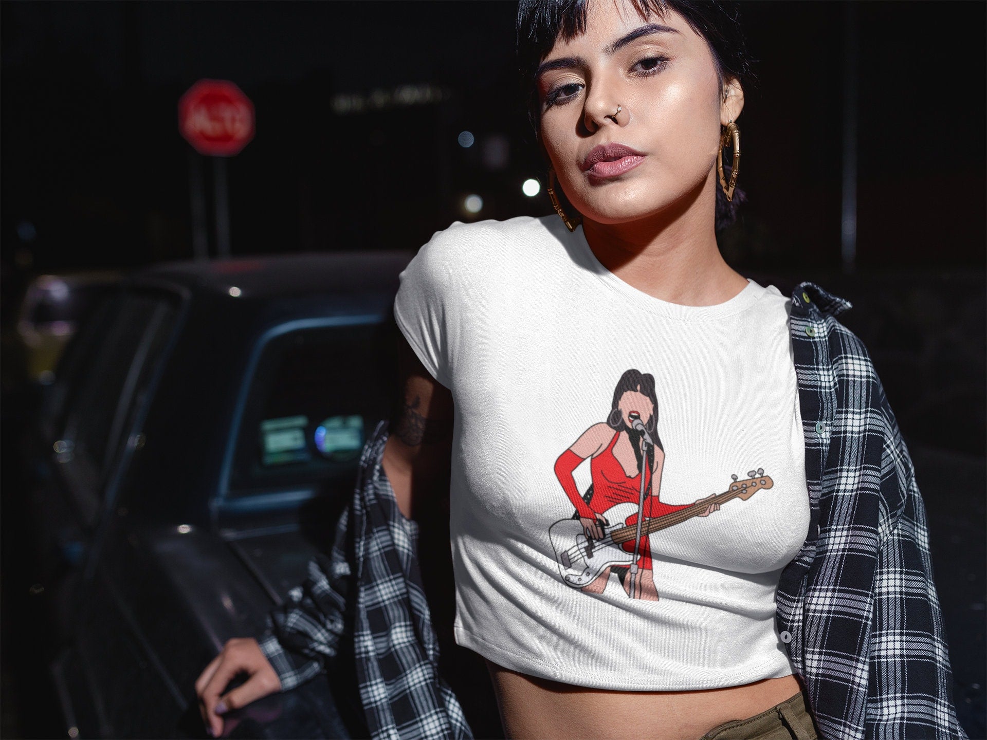 Wayne's World Cassandra Wong Cropped Tee