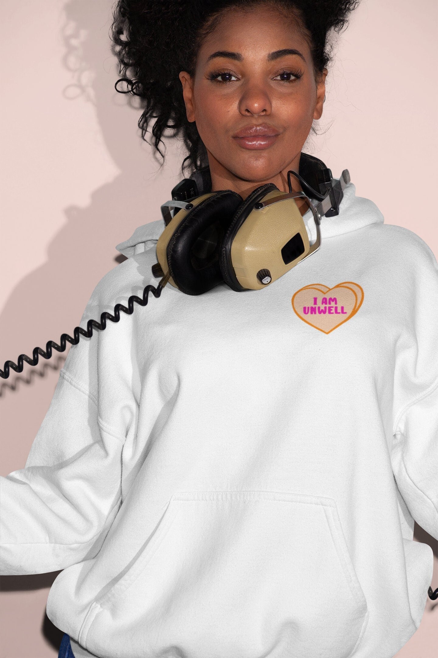 Candy Hearts I Am Unwell Unisex Hoodie