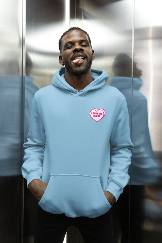 Candy Hearts Leave Me Alone Unisex Hoodie