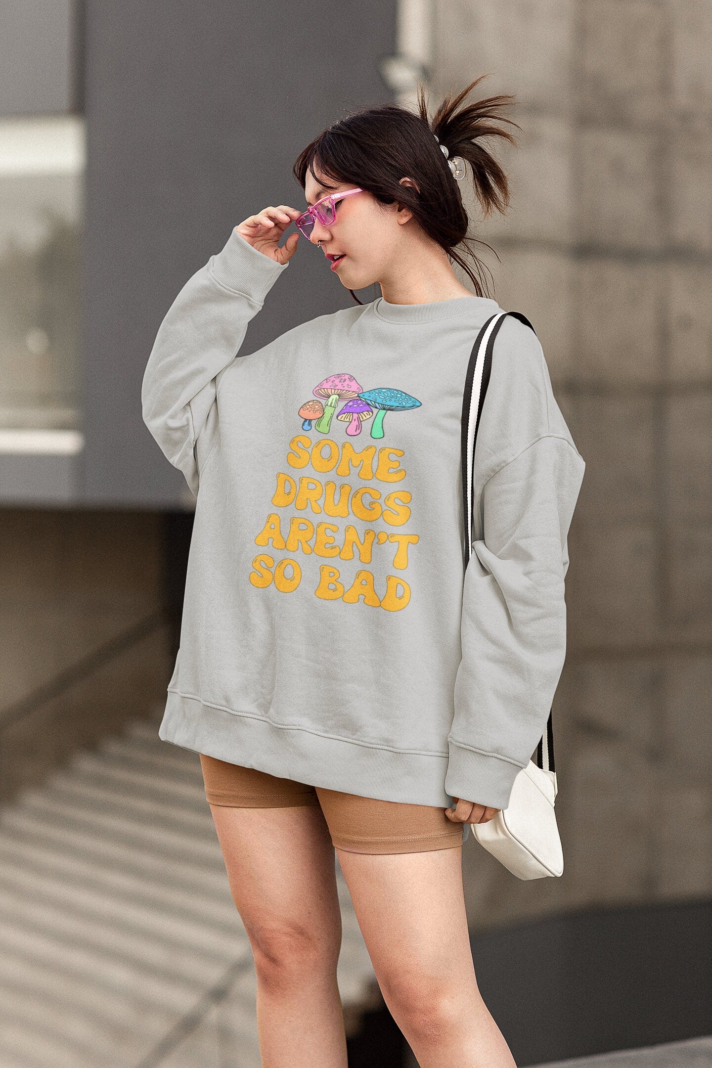 Some Drugs Aren't So Bad - Shroomies Crewneck Sweatshirt