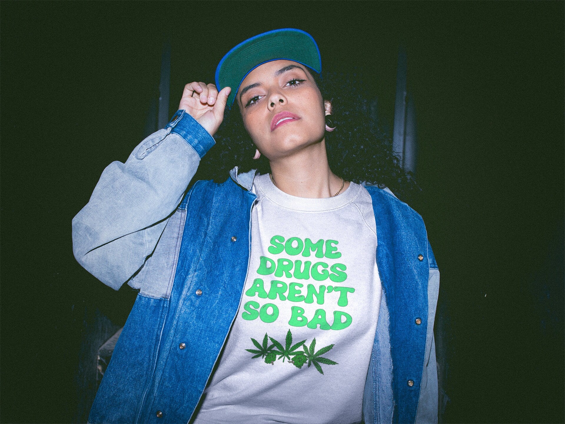 Some Drugs Aren't So Bad - Flower + Bud Crewneck Sweatshirt