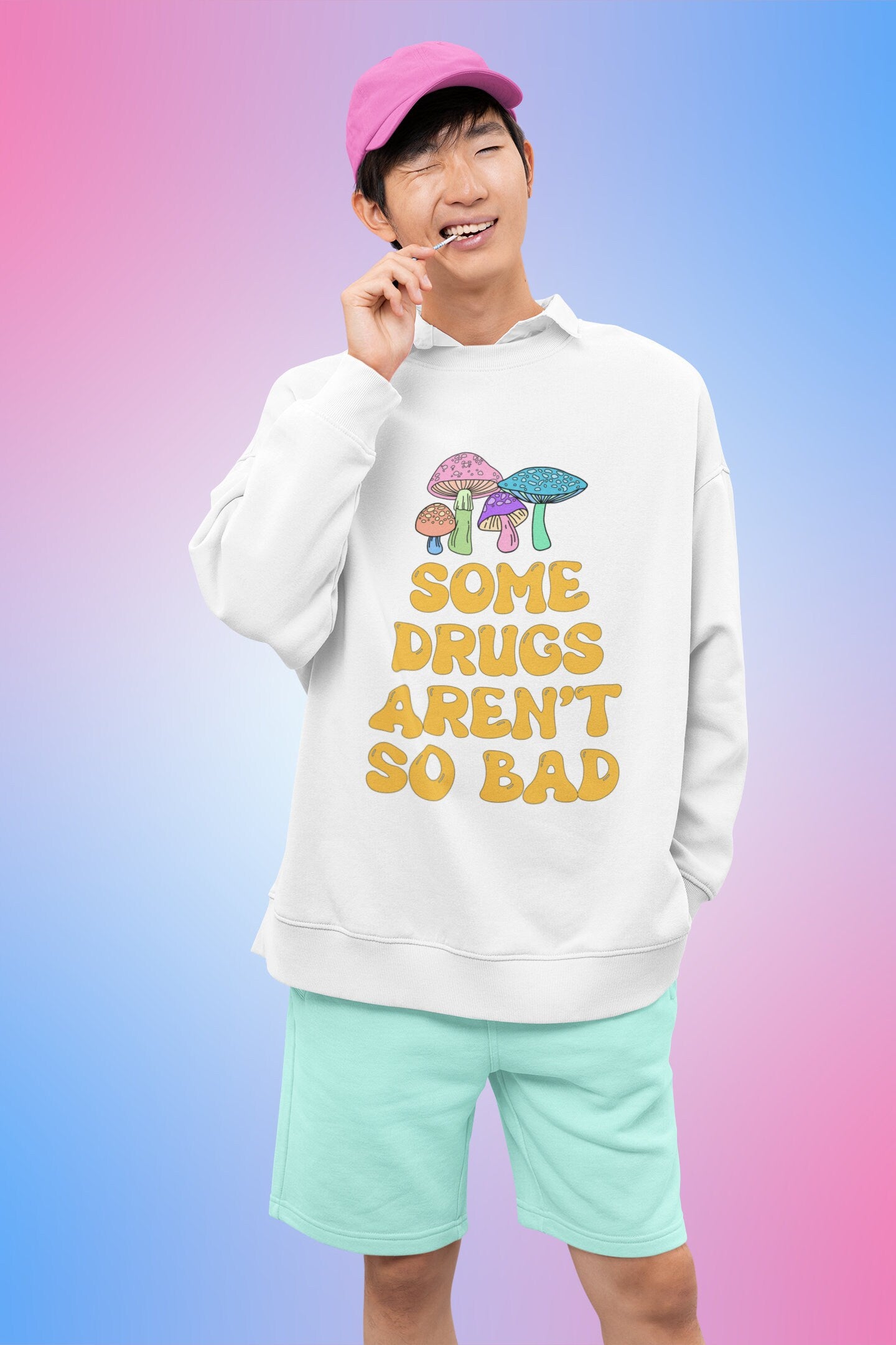 Some Drugs Aren't So Bad - Shroomies Crewneck Sweatshirt