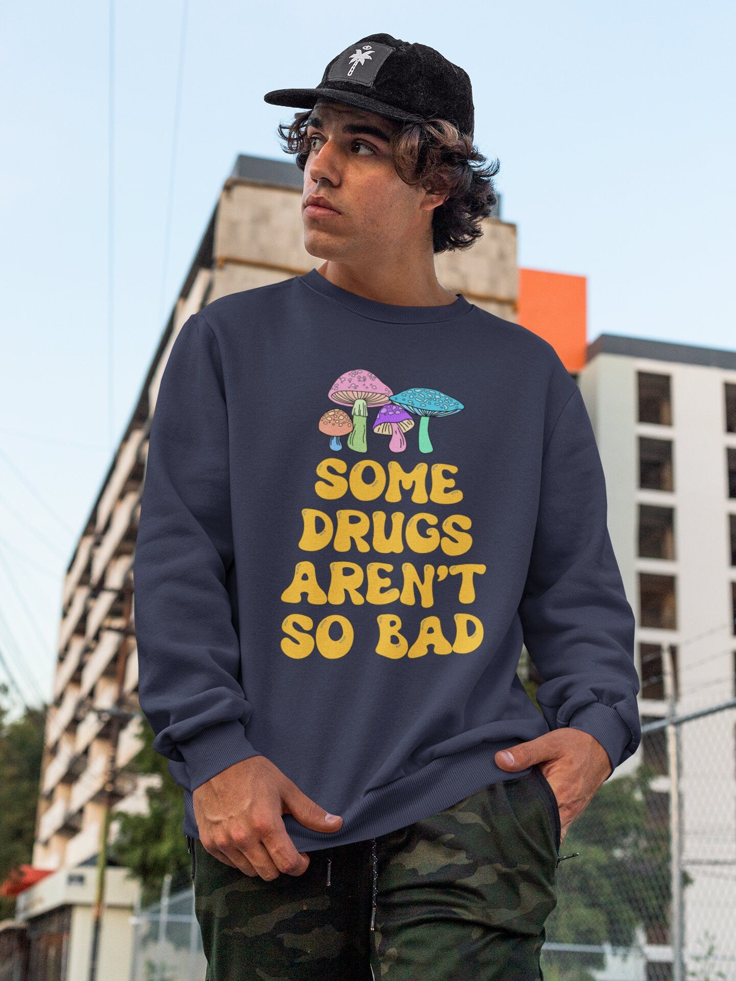 Some Drugs Aren't So Bad - Shroomies Crewneck Sweatshirt