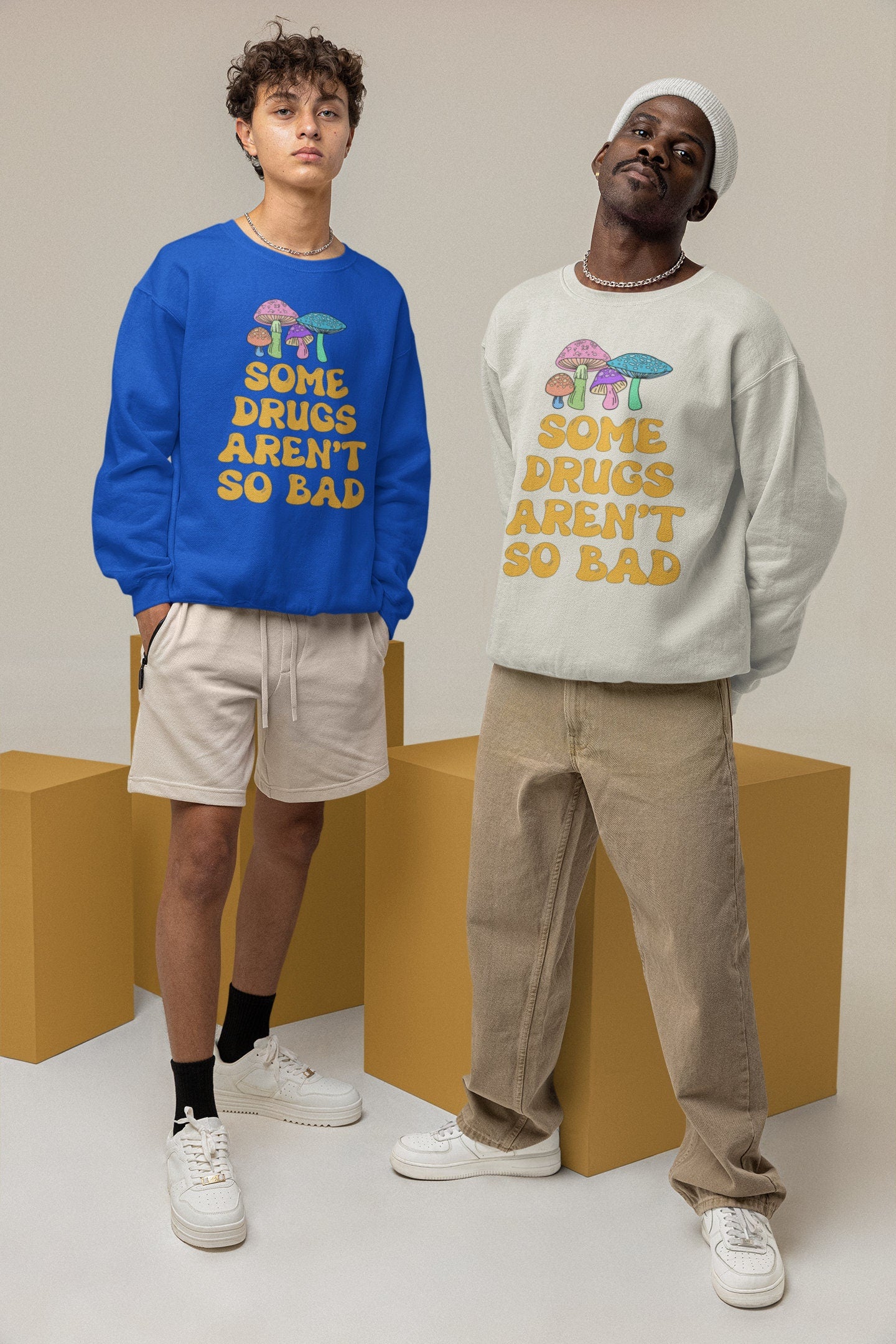 Some Drugs Aren't So Bad - Shroomies Crewneck Sweatshirt