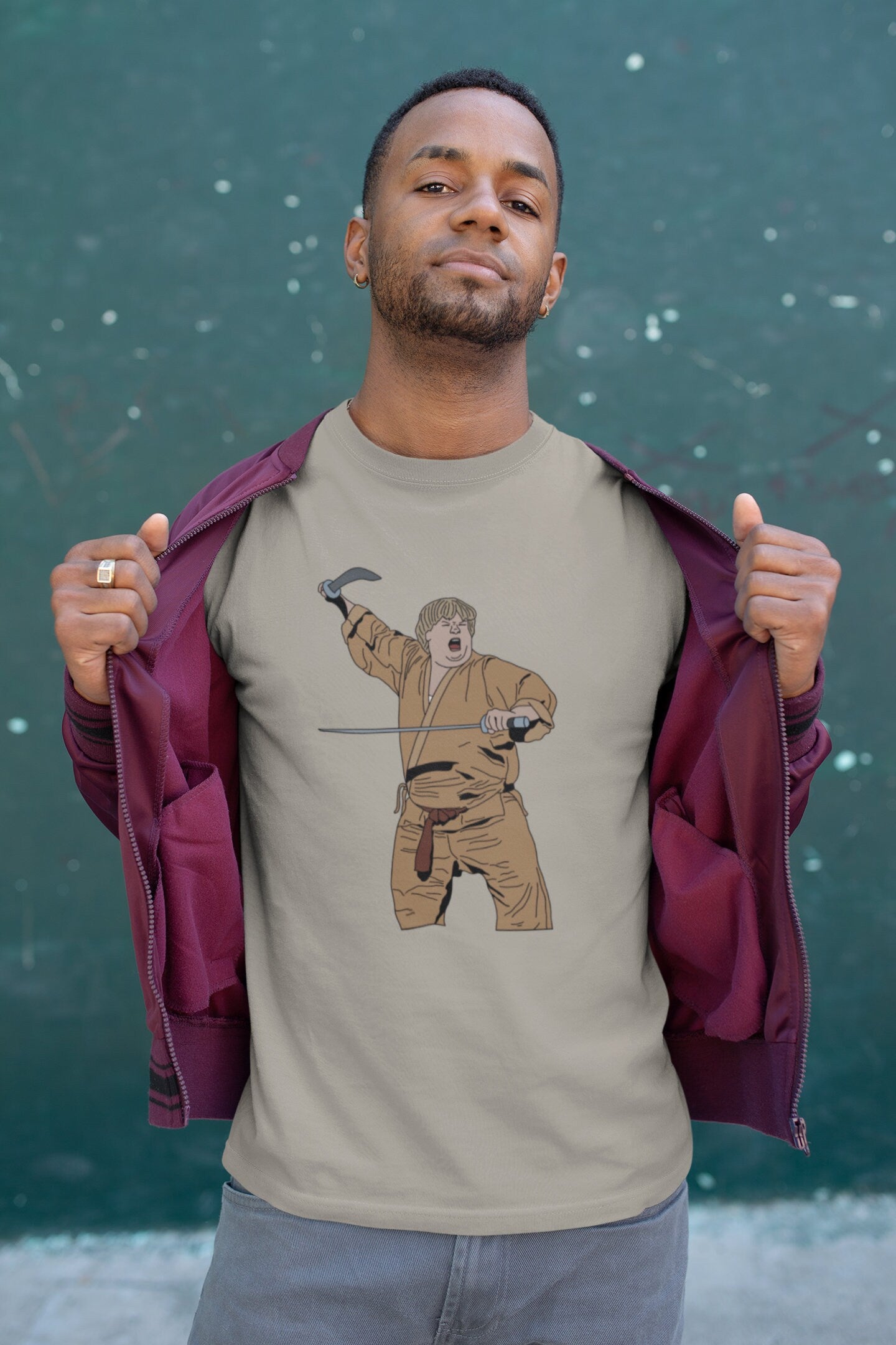 Chris Farley Beverly Hills Ninja T-shirt