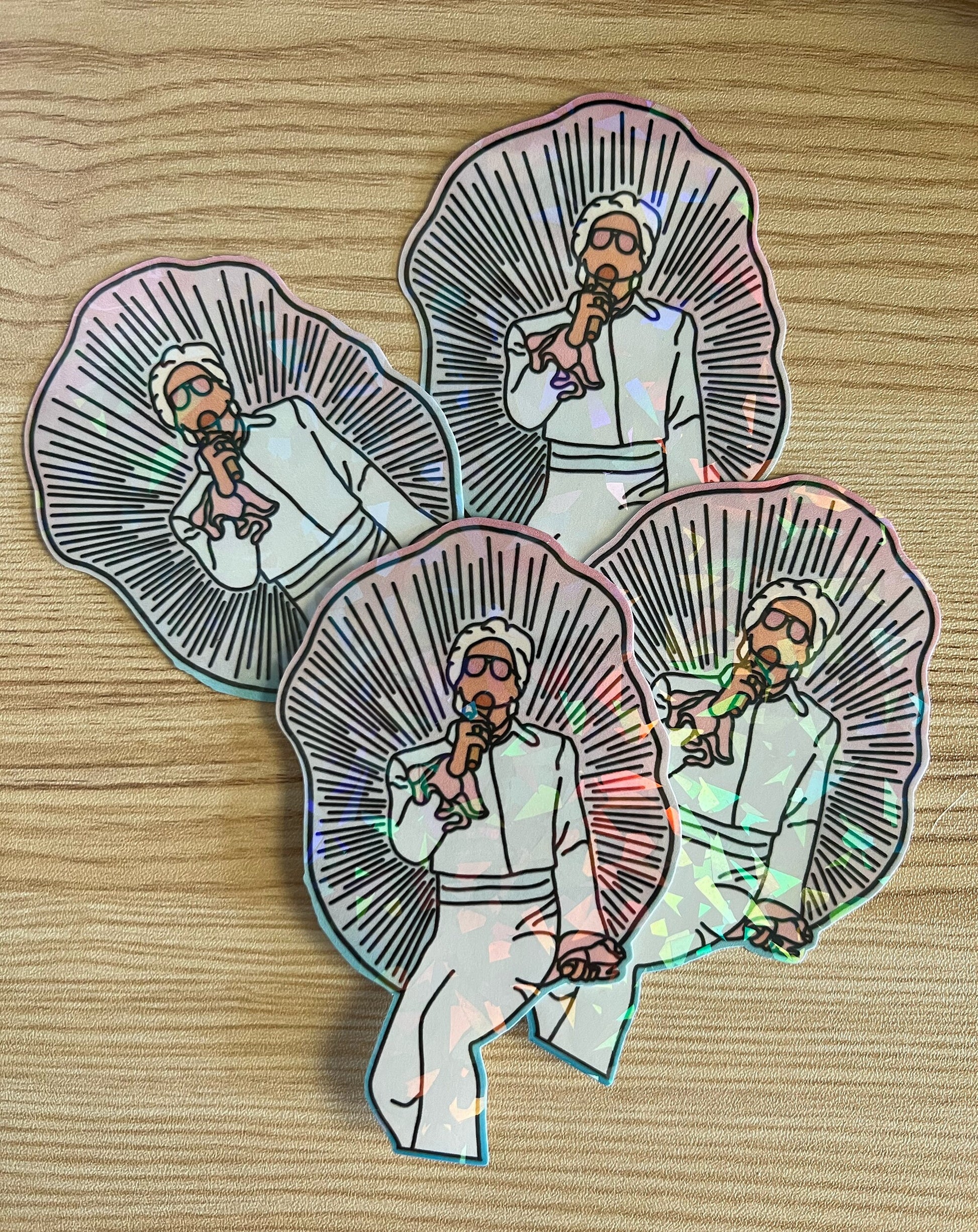 Uncle Baby Billy Seashell Sticker