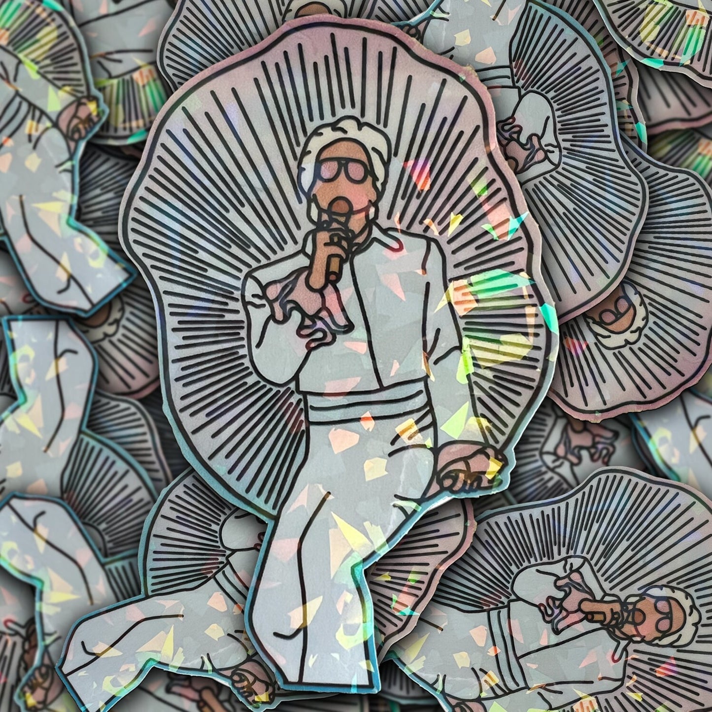 Uncle Baby Billy Seashell Sticker