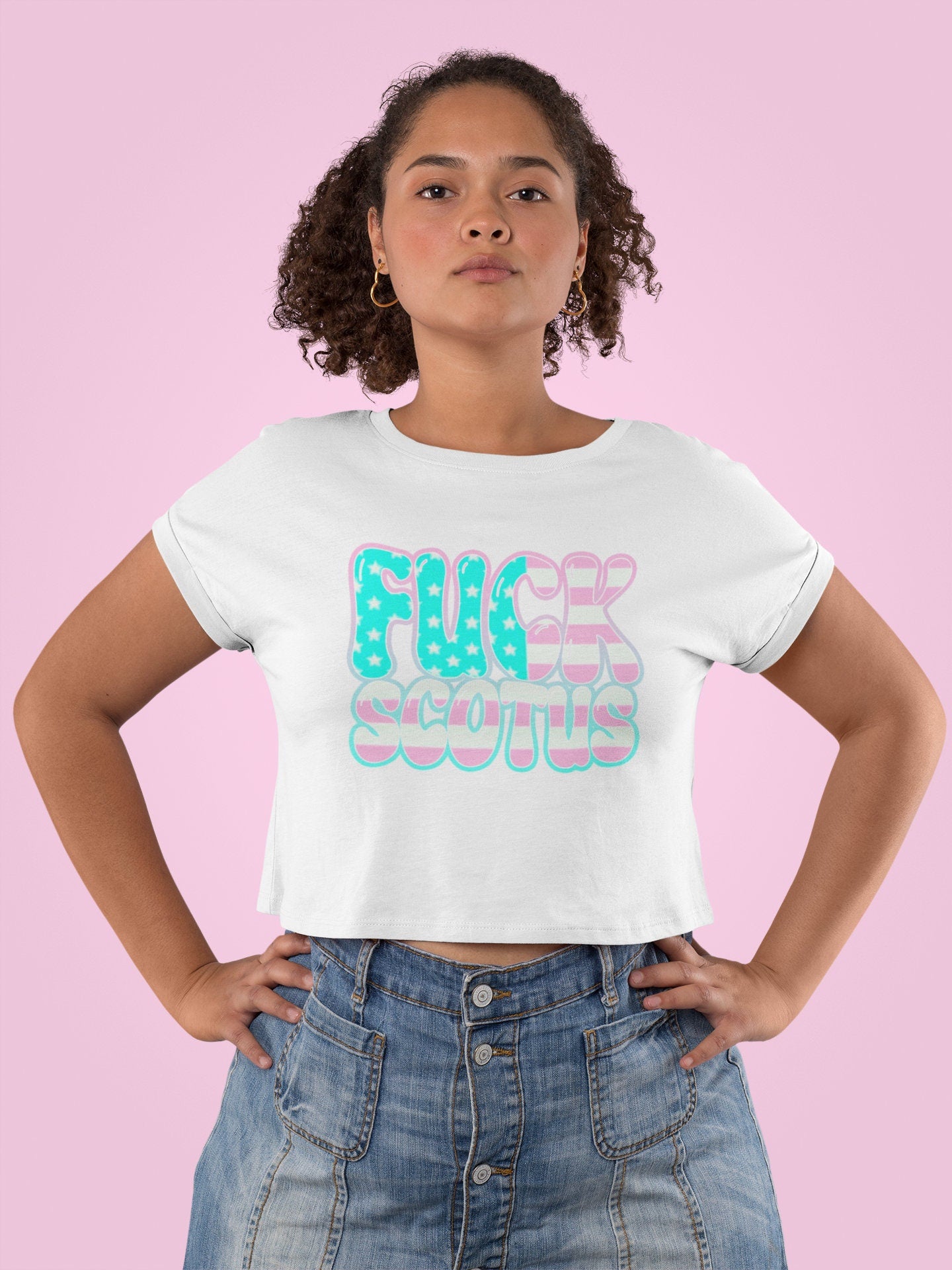 F*CK SCOTUS Cropped T-Shirt