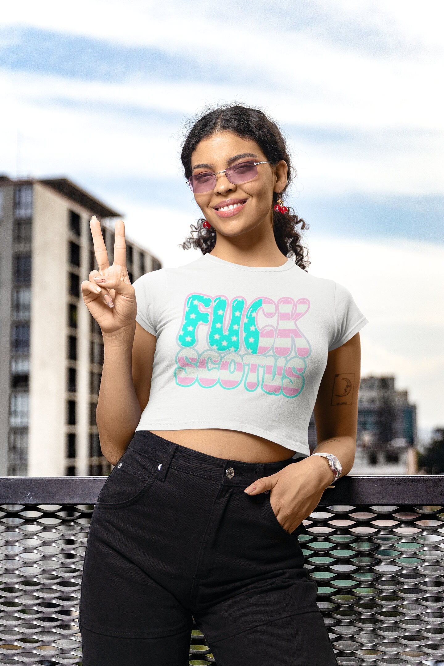 F*CK SCOTUS Cropped T-Shirt
