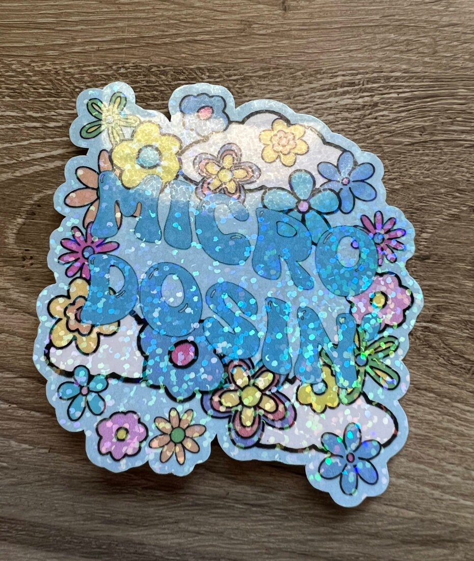 Microdosin' Sticker