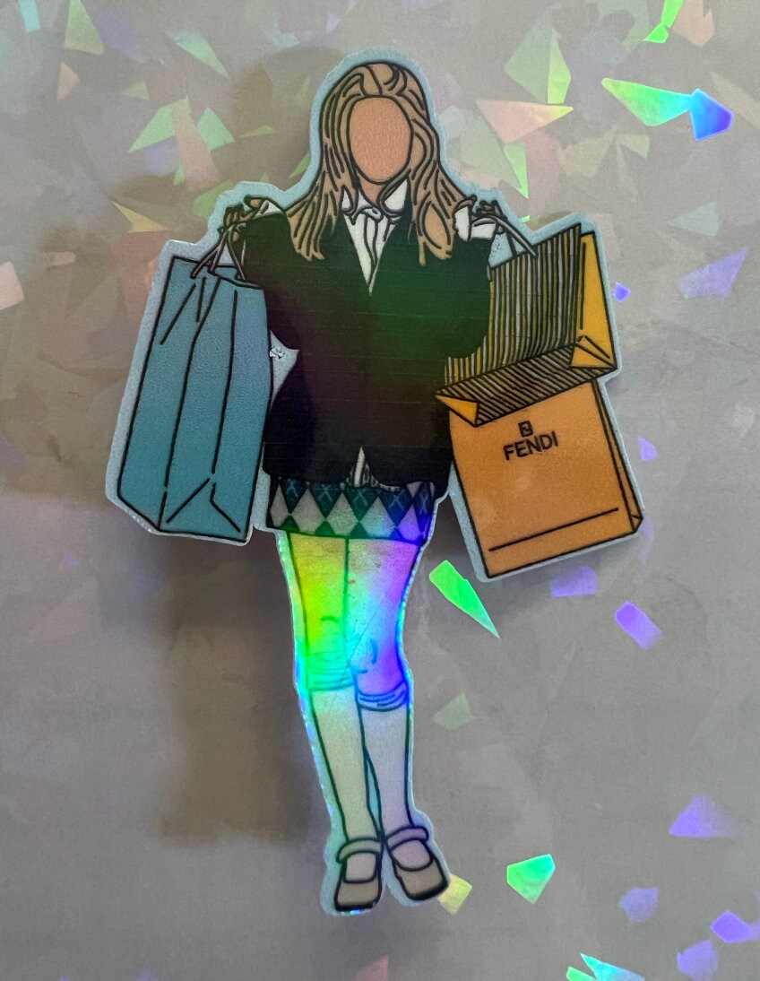 Cher Horowitz Shopping Clueless Sticker