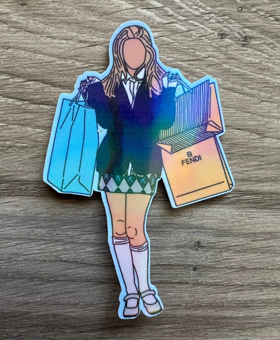 Cher Horowitz Shopping Clueless Sticker