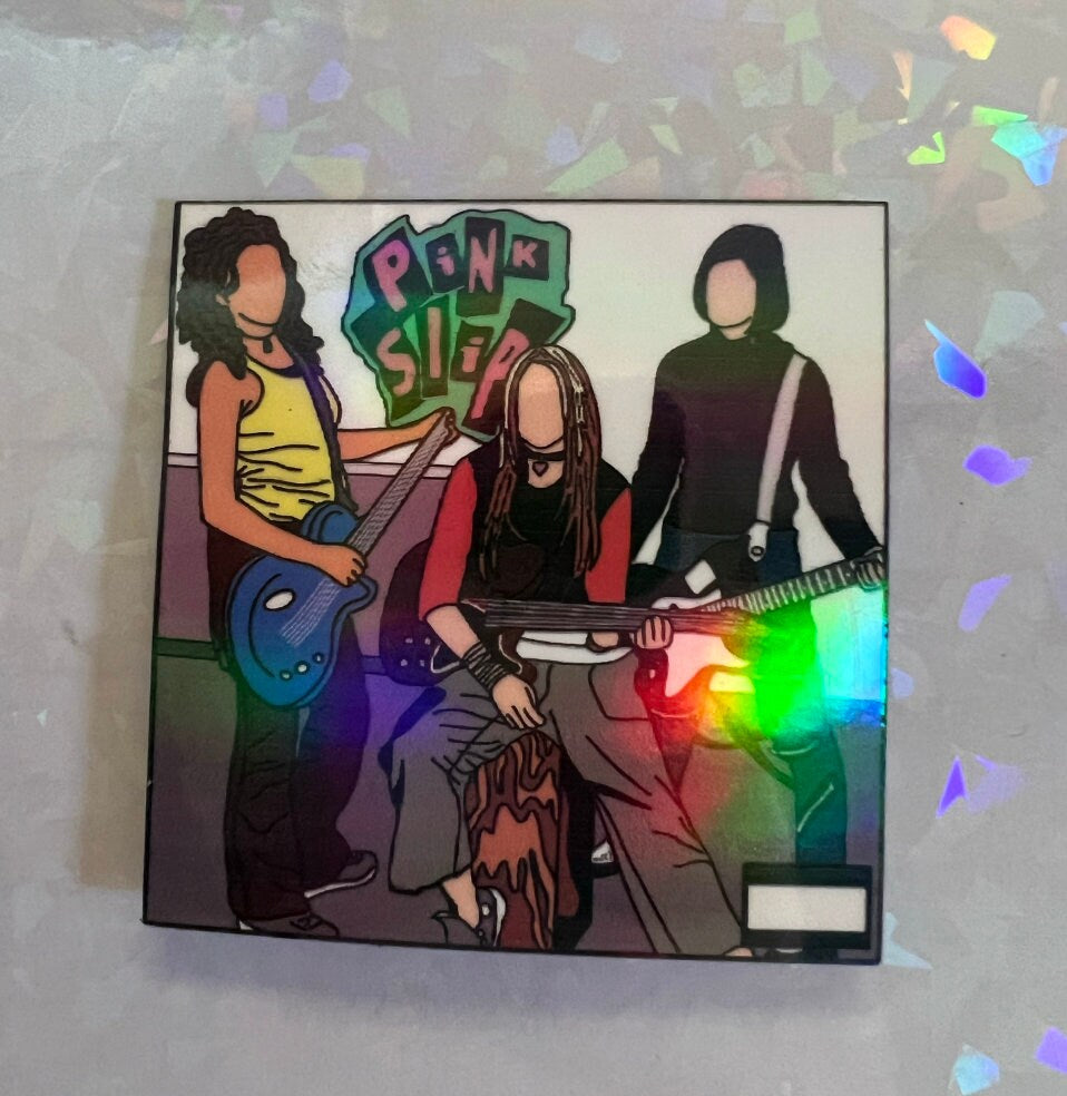Pink Slip Freaky Friday Sticker