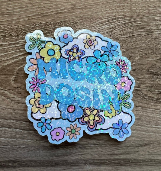 Microdosin' Sticker