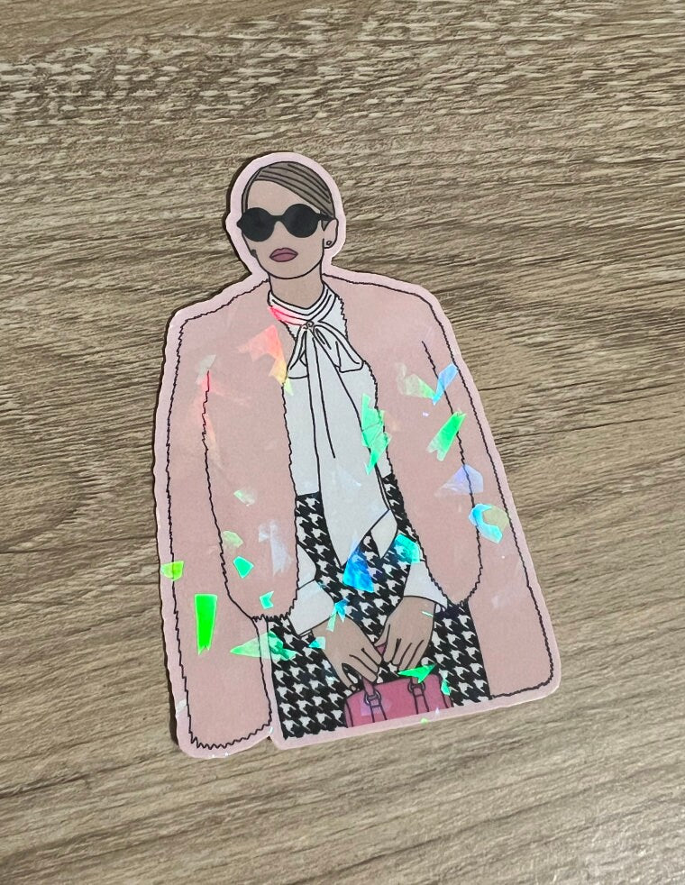 Scream Queens Chanel Oberlin Holographic Sticker