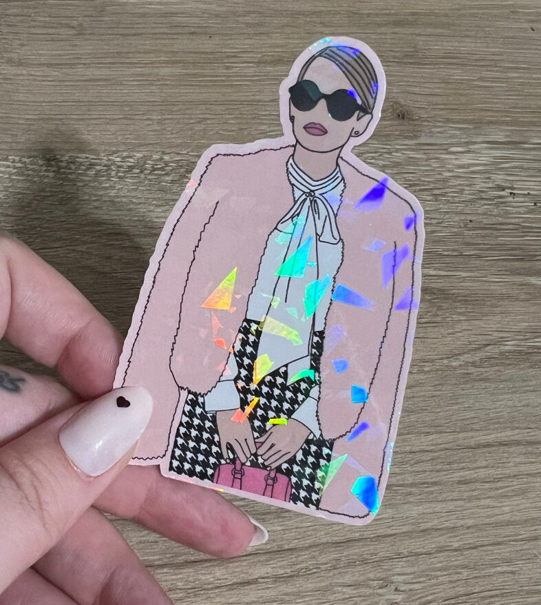 Scream Queens Chanel Oberlin Holographic Sticker