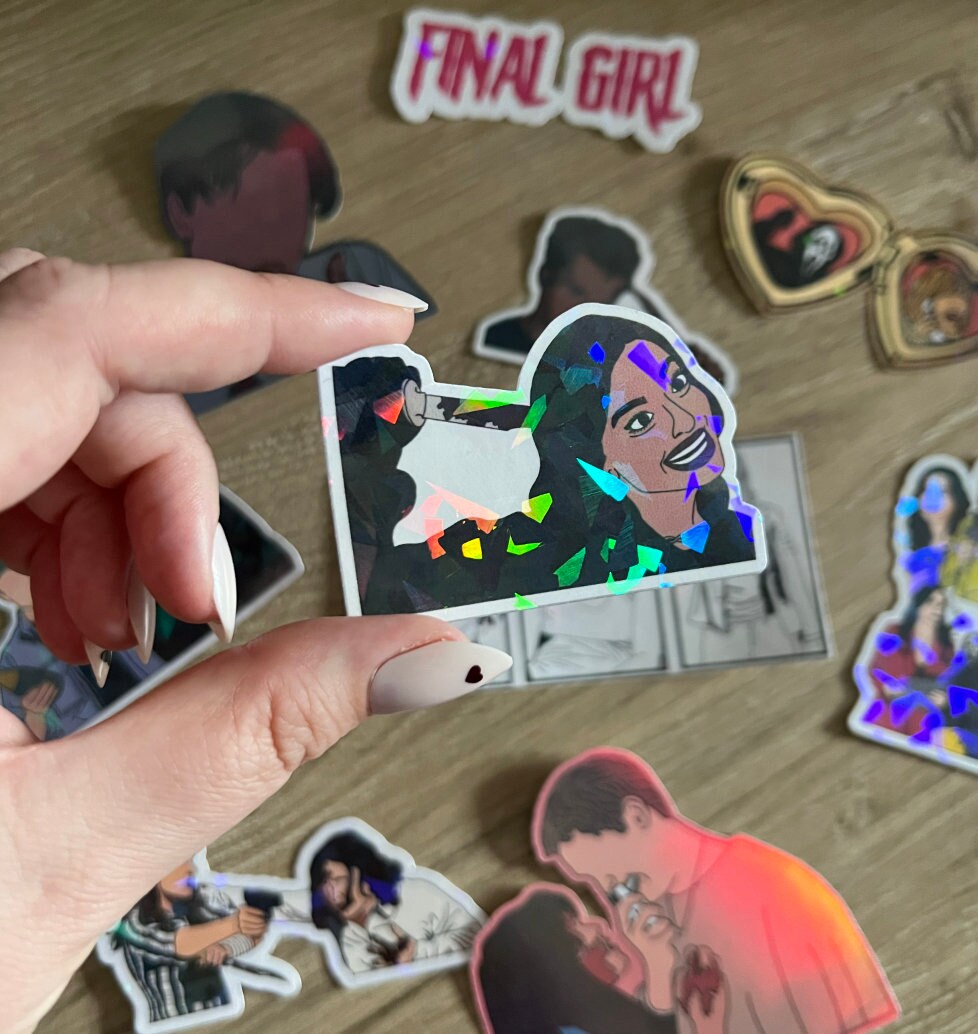 Amber Freeman Scream 5 Holographic Sticker