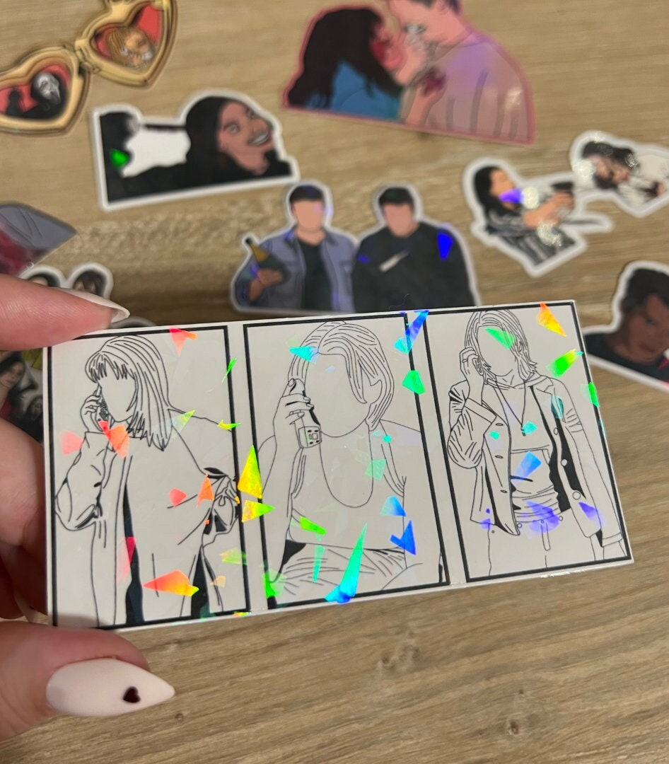 Evolution of Sidney Prescott Holographic Sticker
