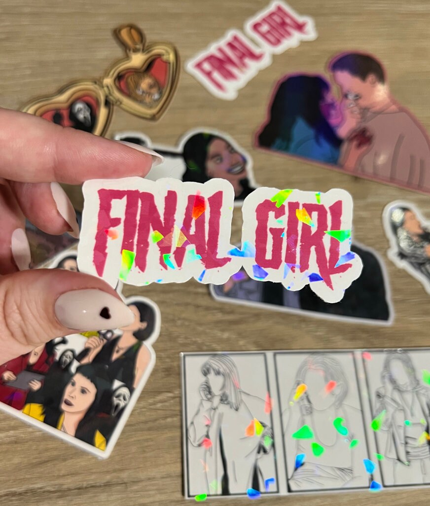 Final Girl Scream Queen Holographic Sticker