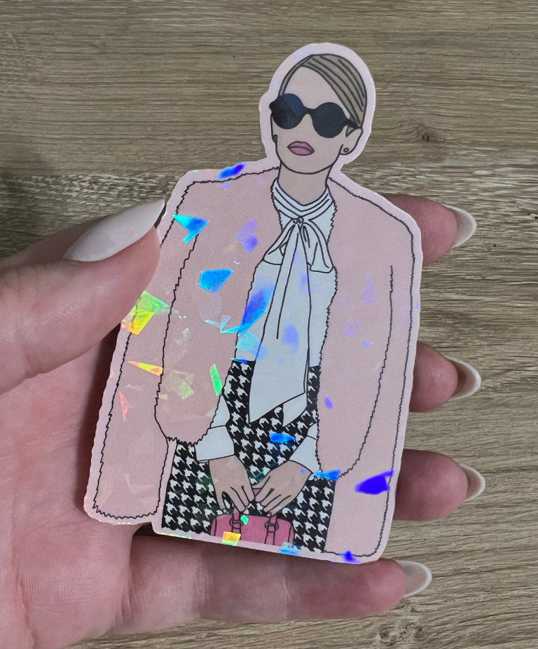 Scream Queens Chanel Oberlin Holographic Sticker