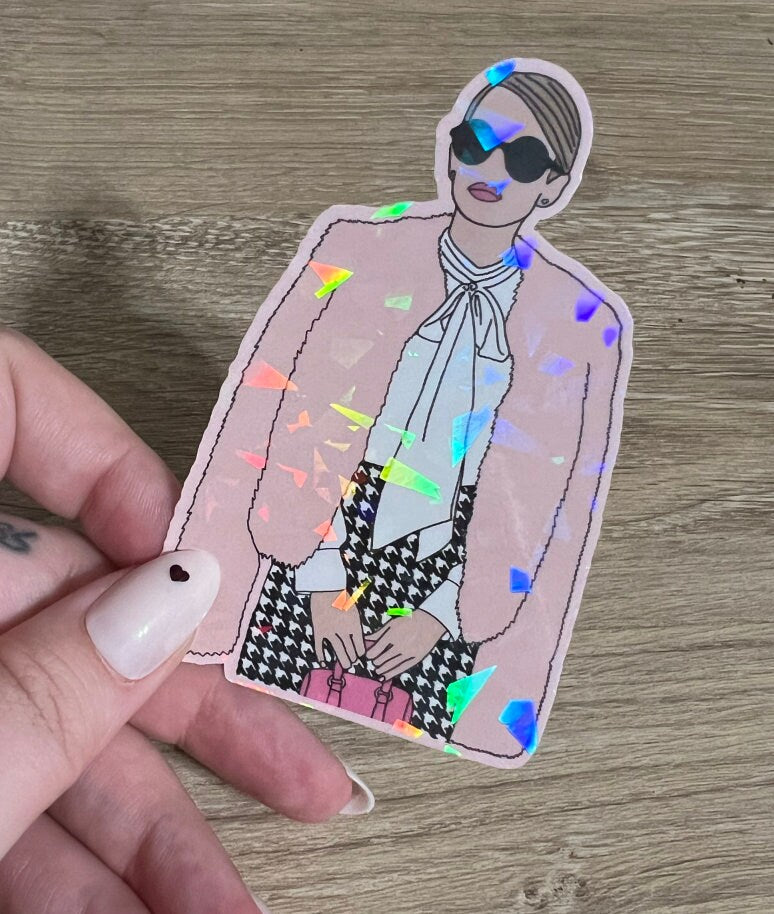 Scream Queens Chanel Oberlin Holographic Sticker