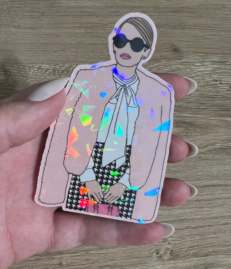 Scream Queens Chanel Oberlin Holographic Sticker