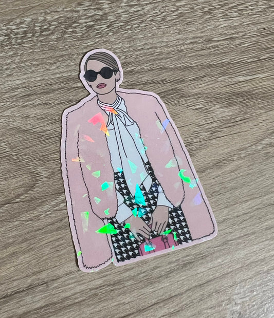 Scream Queens Chanel Oberlin Holographic Sticker
