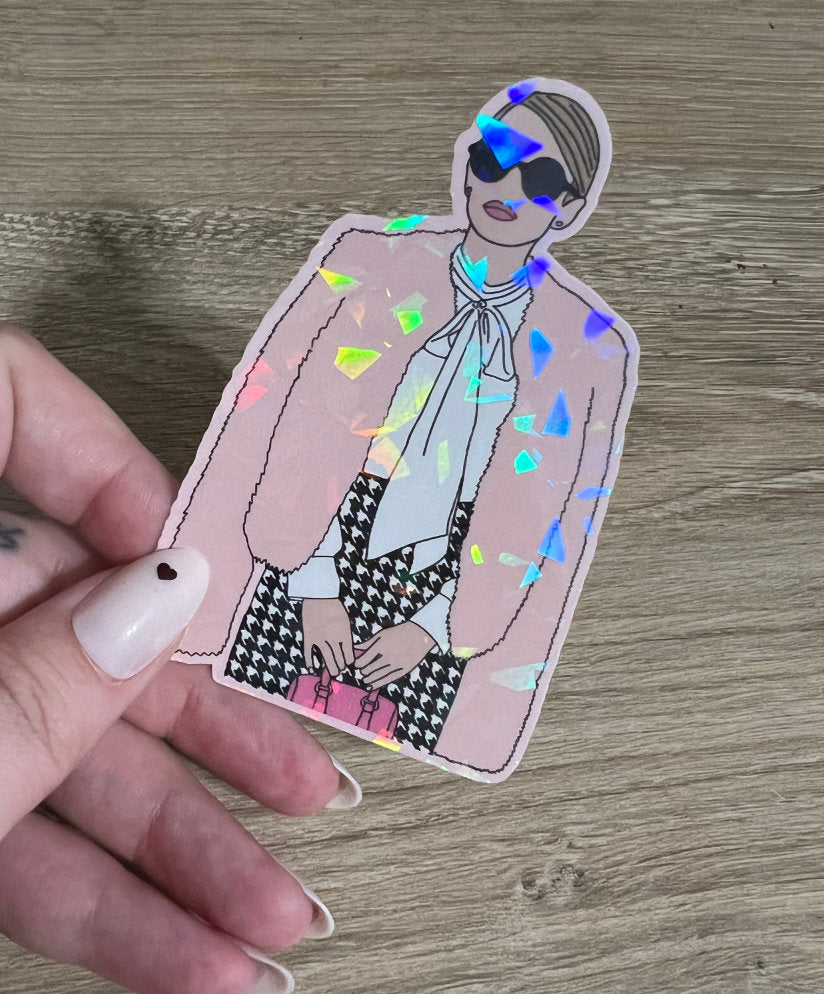 Scream Queens Chanel Oberlin Holographic Sticker