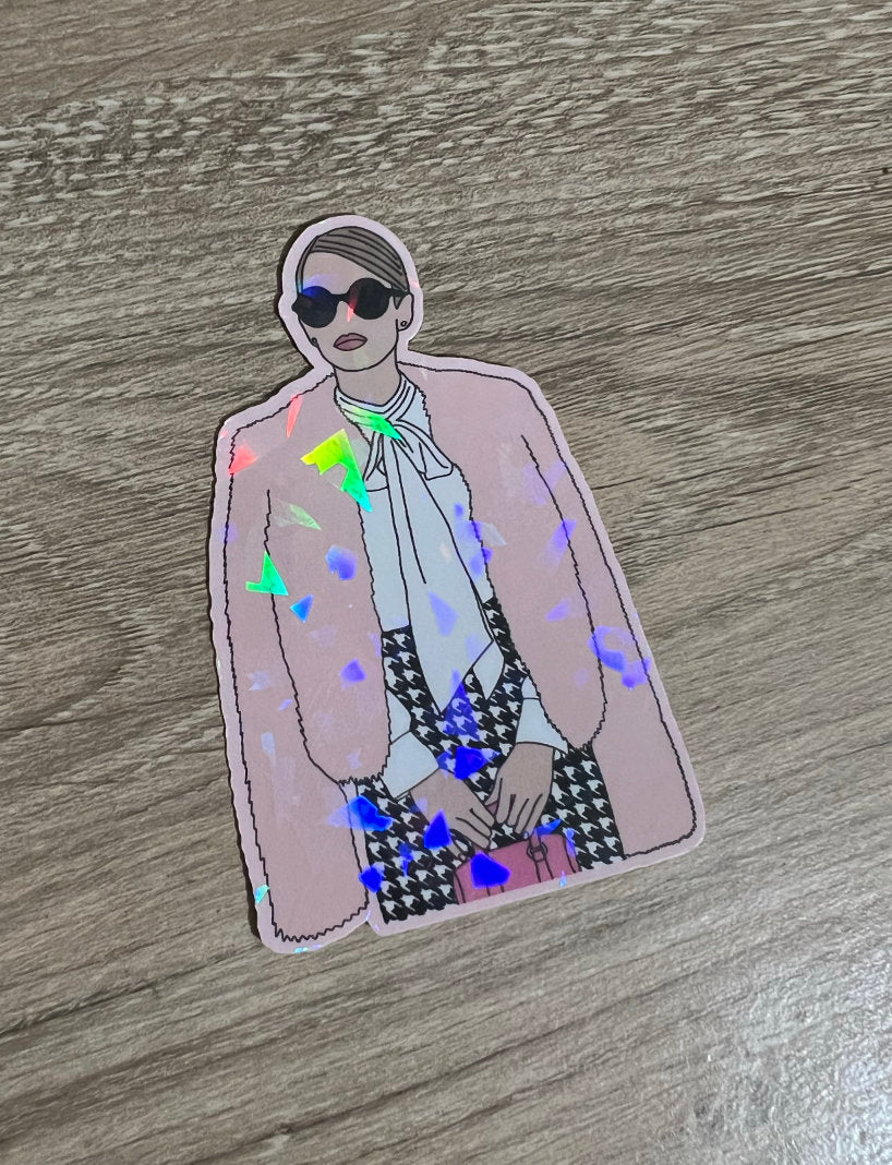 Scream Queens Chanel Oberlin Holographic Sticker