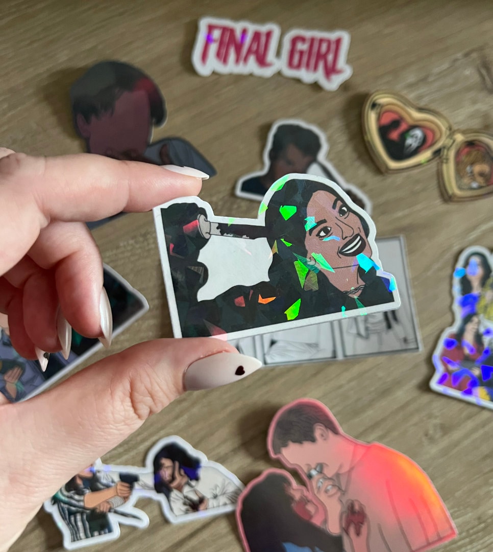 Amber Freeman Scream 5 Holographic Sticker
