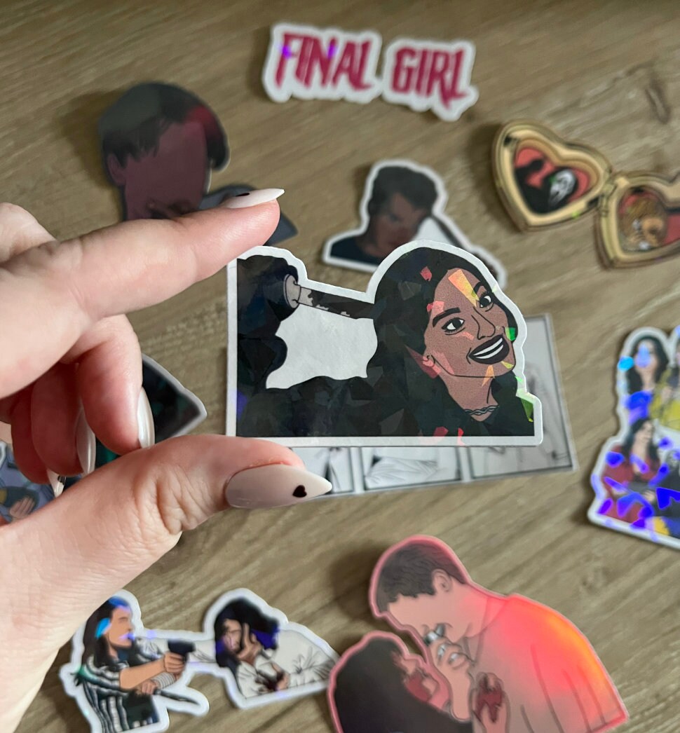 Amber Freeman Scream 5 Holographic Sticker