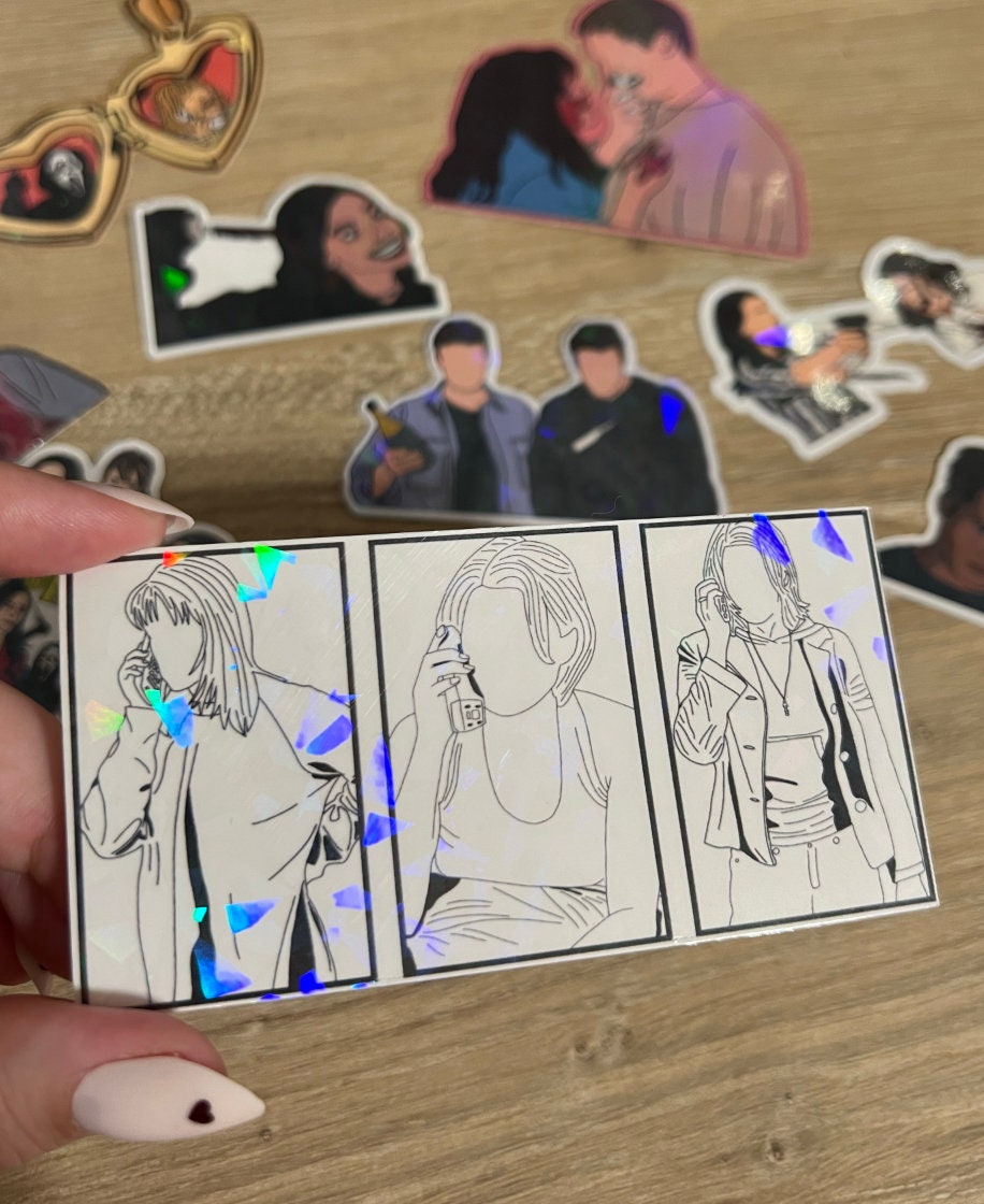 Evolution of Sidney Prescott Holographic Sticker