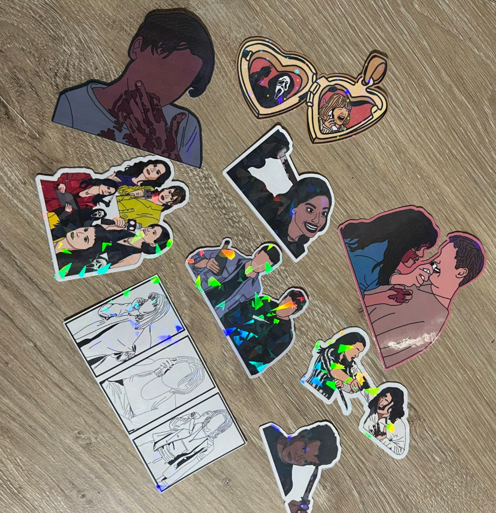 Evolution of Sidney Prescott Holographic Sticker