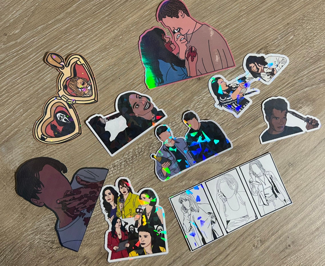 Evolution of Sidney Prescott Holographic Sticker
