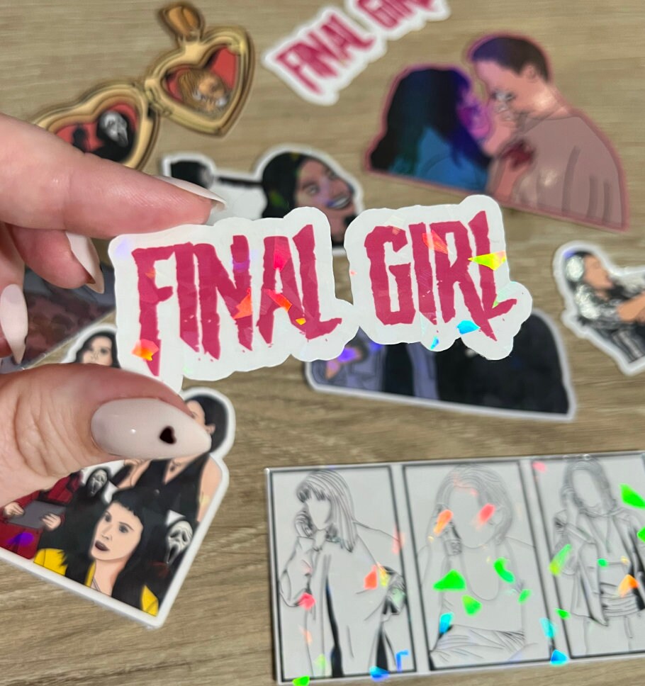 Final Girl Scream Queen Holographic Sticker